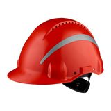 3M™ Hard Hat, Uvicator, Ratchet, Ventilated, Reflective, Plastic Sweat