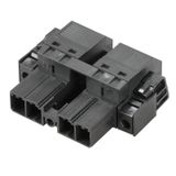 PCB plug-in connector, male plug, 7.62 mm, Number of poles: 3, 180°, PUSH IN with actuator, Tension-clamp connection, Box
