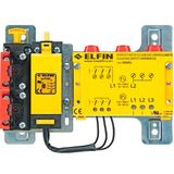Three-phase flashing safety device 220-690V, interlock limit switch 1 N.C. + 2 N.C. aux.