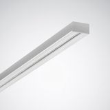 Surface-mounted luminaire Solvan Flow D Raster Silver rectangular ET 23W 3250lm Wide reduced glare UGR19 (W19) IK03 3 SDCM