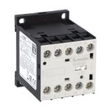 Three-pole contactor, IEC operating current Ie (AC3) = 6A, DC coil, 125VDC, 1NO auxiliary contact