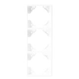 TRIPLE VERTICAL FRAME WHITE