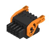 PCB plug-in connector, female plug, 3.50 mm, Number of poles: 10, 180°, PUSH IN with actuator, Clamping range, max. : 1.5 mm², Box