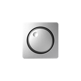 Dimmer cover, aluminum