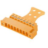 PCB plug-in connector, male plug, 3.81 mm, Number of poles: 12, 180°, Clamping yoke connection, Clamping range, max. : 1.5 mm², Box