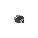 M12 connector, Y-shaped, for series connections without cable