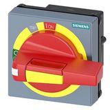 Handle with masking frame Emergency stop with tolerance compensation with door opening position Accessory for: