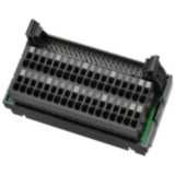 PLC interface wiring system with push-in plus technology and power sup