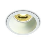 10105D8/W/W WHITE GU10 10W DARK LIGHT