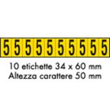 Adhesive label - 350x60 - 10 sheets / 10 labels each