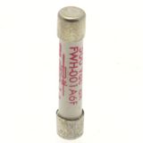 Fuse-link, high speed, 1 A, AC 500 V, 6 x 32 mm, aR, UL