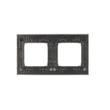 IP44 single socket outlet with shutters and frame seal - same color flap & frame, 16A, white