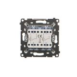 Single frame, metal, inox dark