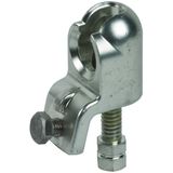 Ball head cap D 25mm, rigid, with hexagon shaft f. conductors 16-150mm