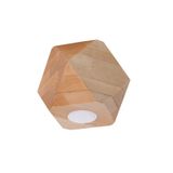 CEILING LAMP WOODY 1 NATURAL WOOD GU10 1X40W IP20