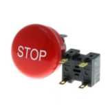 Emergency stop switch, non-illuminated, 30mm dia, push-lock/turn-reset A16E7018A