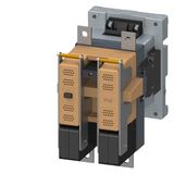 Contactor size 8, 2-pole DC-3 and 5, 220 A Auxiliary switch 22 (2 NO +
