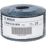 disc X551 Zirconia Grit 120 125mm fiber angled. Bosch Line