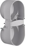 Contact protection box 2gang, Integro module inserts, grey