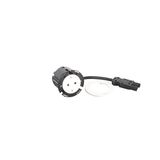 DISQ 60 1 SOCKET SCH WHITE WITH WIELAND CORD 0,5M