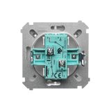 Touch panel 2 modules, Modul 1: 1 touch field, Module 2: 4 touch fields, Fixing: horizontal, White pearl