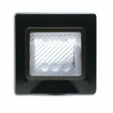 IP55 PLATE BLACK S44 2MOD