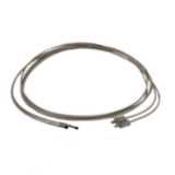 E32 1108F Fiber optic sensor head, limited reflective, square, side view, R25 heat resistant fiber, up to 300ÂºC, 2 m cable E32 1108F