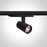 65670AT/B/V BLACK 8/10/12W PV CCTV TRACK SPOT 230V