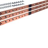 Bus bar,universN,40x10mm,4 section