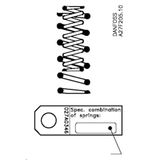 Spare part, PMFL 80, Spring (Strong)