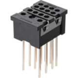Socket, back-connecting, 14-pin, wire wrap terminals PY  1023A