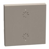 LIGHT NOW KEY COVER 2DIMMER 2 MODULE STONE