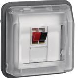 Speaker connection 1-v, W.1, grey
