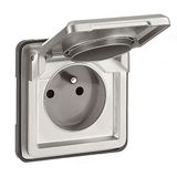Socket Outlet Soliroc 2P+E French Standard IP55 Grey