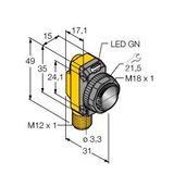 Photoelectric Sensor Laser Emitter   QS186LEQ8