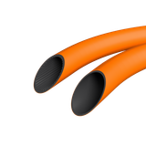 EVODUCT GROOVE pipe, 40 mm, 3.0 mm wall, 1000 m, orange