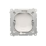 Two-way switch with LED illumination without pictogram, (module), 10AX, quick connection, Silver matt, metalic