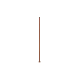 HERNING POLE 2,5M Ø60 CORTEN