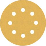 EXPERT C47 Sandpaper with 8 holes for Random Orbital Sanders 115 mm, G 18 5-pc