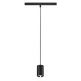 NUMINOS® XS 48V TRACK DALI, pendant light, black / chrome, 8.7W, 700lm, 3000K, CRI90, 40°