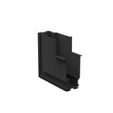 Vertical recessed corner for series VIGO MAXI, black
