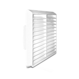 GRIGLIA CON FLYSCR.BIAN.D.150 VKC275F/SW