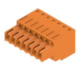 PCB plug-in connector, female plug, 3.50 mm, Number of poles: 7, 180°, Tension-clamp connection, Clamping range, max. : 1.5 mm², Box