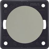 Change-over switch, Integro - Design Flow/Pure, stainless steel matt, 