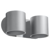 WALL LAMP ORBIS 2 GREY G9 2X40W IP20