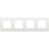 Faceplate Intense 4-Gang 45×45 White