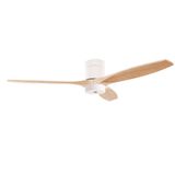 Fan Stem Evo ø1320mm Tube Play White with Light Wood Blades