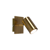 Marley spotlight 1-pc GU10 antique brass