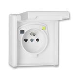 5526N-C26469 B Outlet w.pin, el.protector, IP44