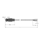 Bus Cable for CAN (DeviceNet, CANopen) PVC Cable Jacket, Thin   RKC 572-2M